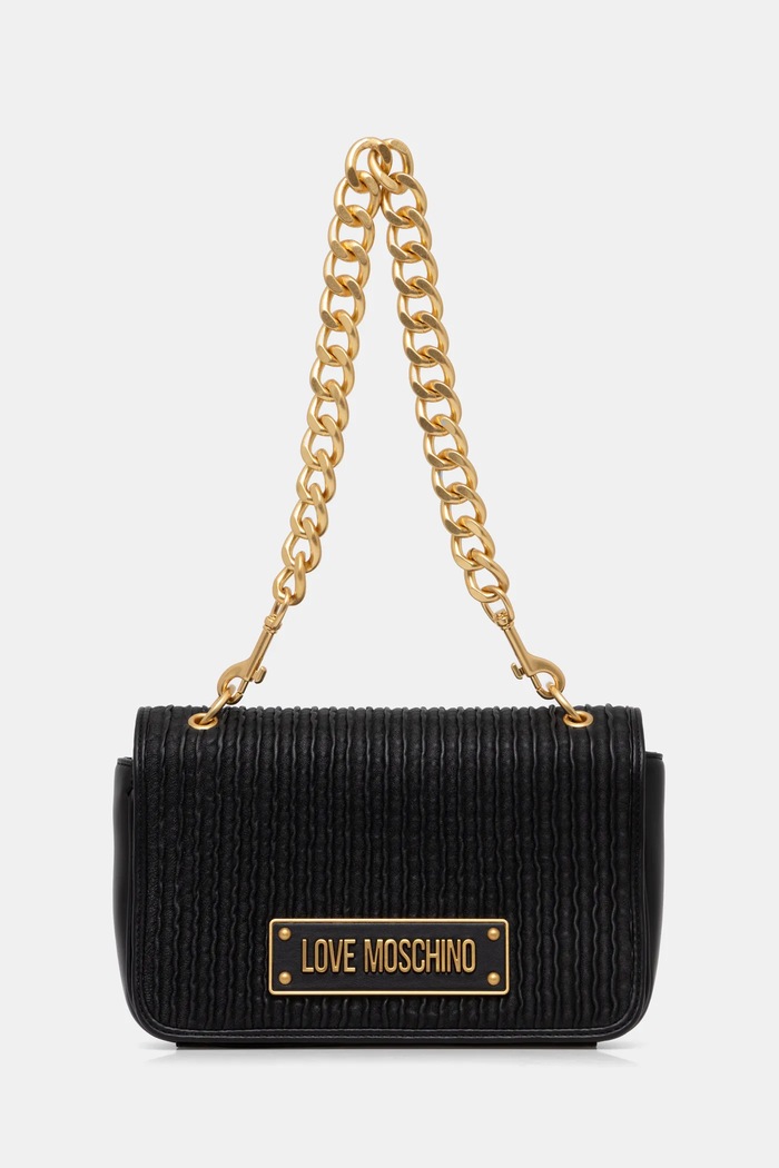 Love Moschino Kožna torba Love Moschino crna JC4358PP0L
