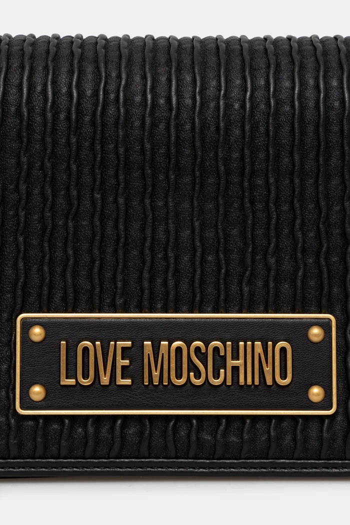 Dodaci Love Moschino Kožna torba Love Moschino JC4358PP0L crna