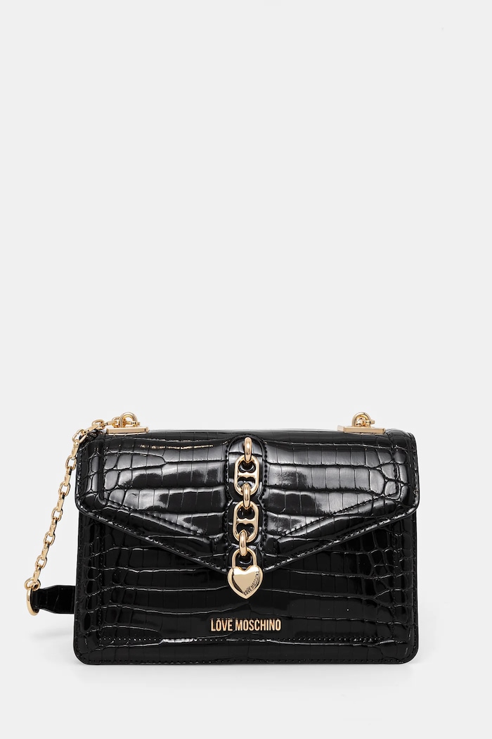 Torba Love Moschino premalo za format A4 crna JC4384PP0L