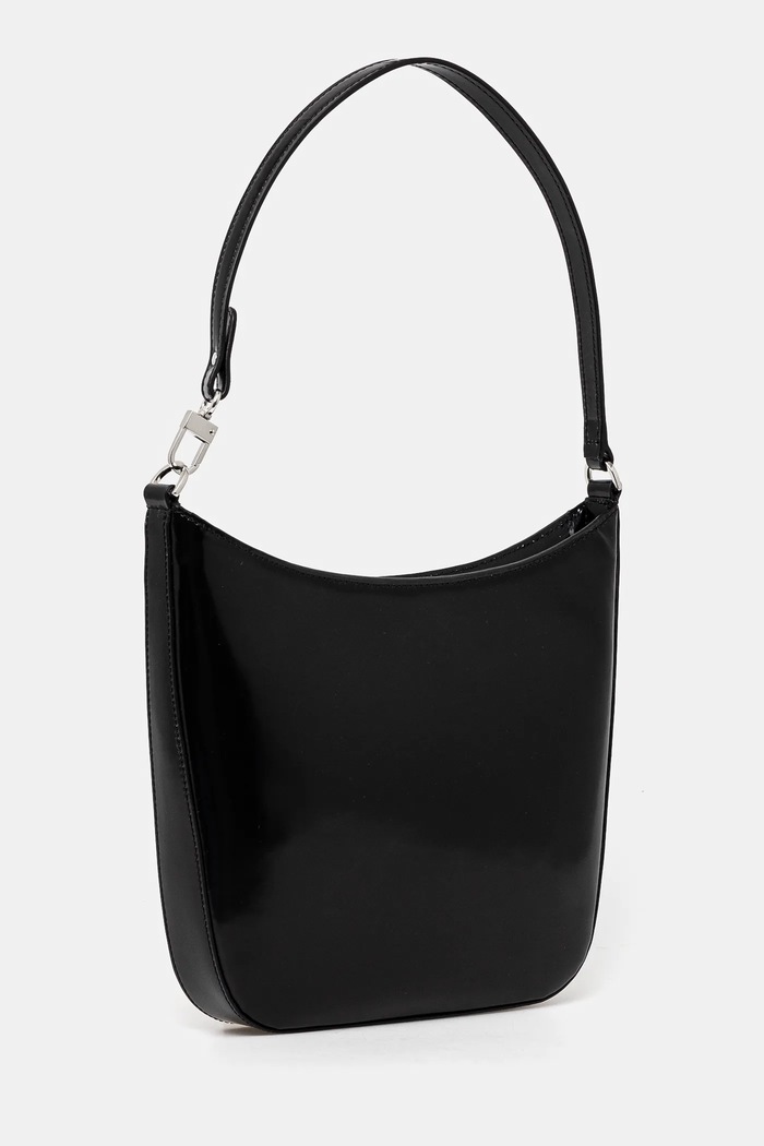 Kožna torba By Far Suli MWBSB053CL017BK001PL crna AW24