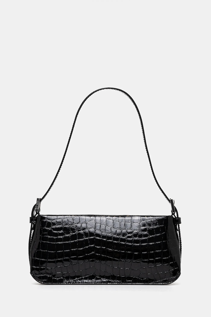 By Far poseta de piele Dulce uni negru MWBSB009CL033BK001PL