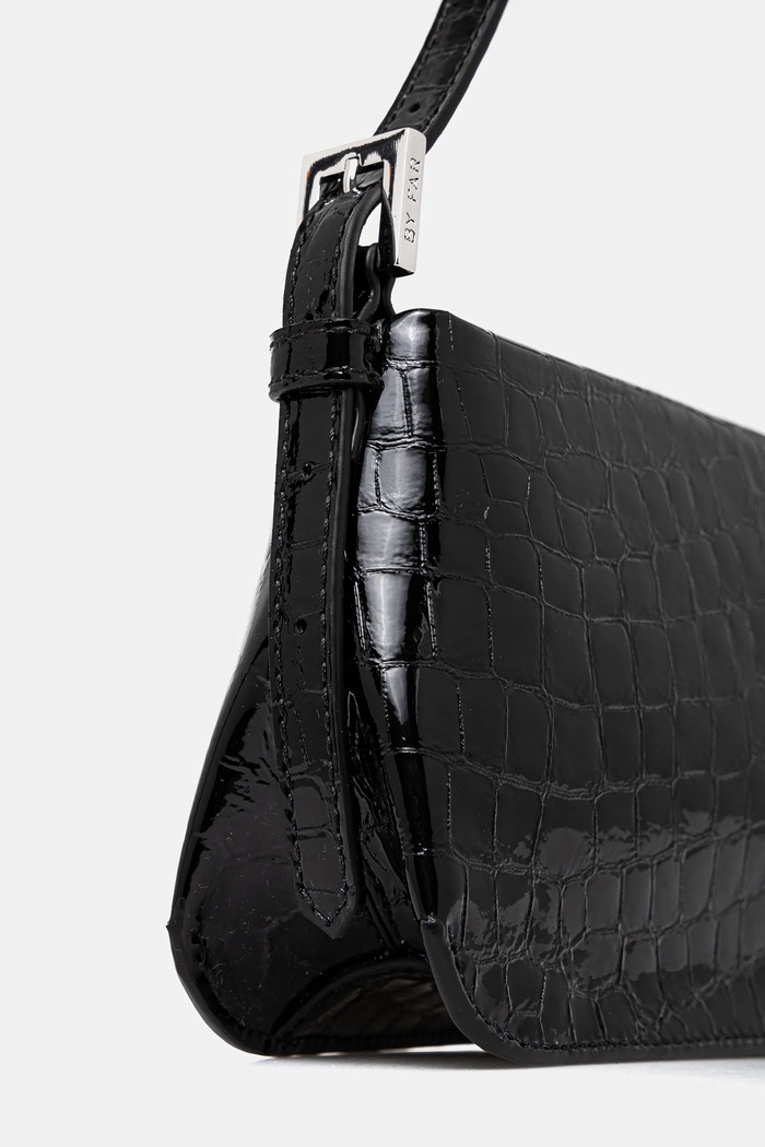 Accesorii By Far poseta de piele Dulce MWBSB009CL033BK001PL negru