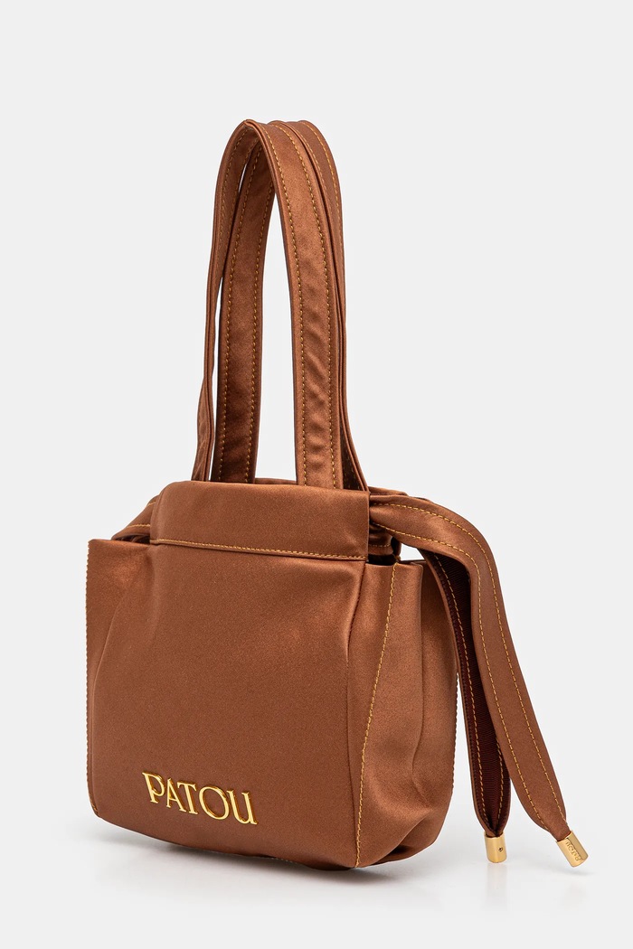 Τσάντα Patou AC0740171 καφέ AW24