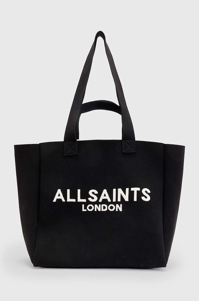 Kabelka AllSaints IZZY potisk černá W311XB