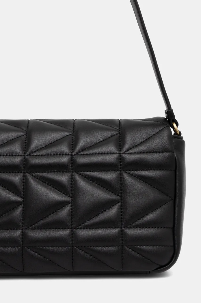 Kožená kabelka Karl Lagerfeld černá 246W3091
