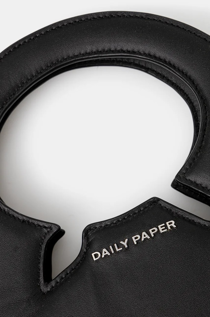 Daily Paper bőr táska Codu Small Bag fekete 2321162