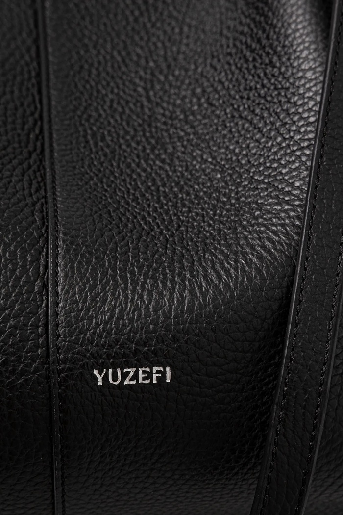 Kožna torba Yuzefi LARGE MOCHI YUZCO.HB.LM.L034 crna