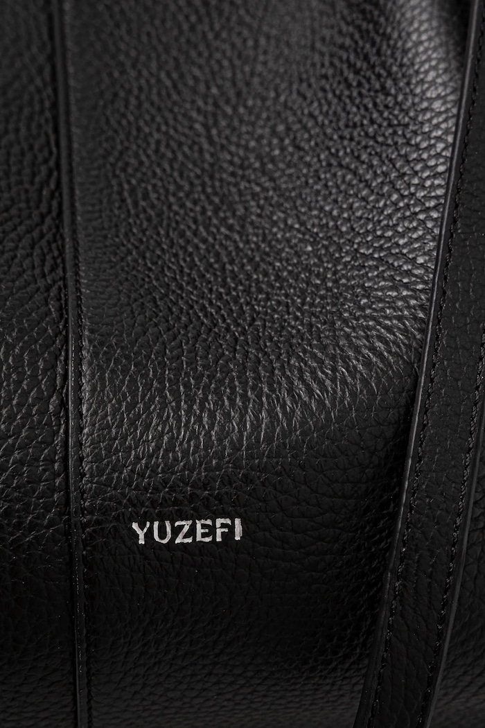 Yuzefi geantă de piele LARGE MOCHI YUZCO.HB.LM.L034 negru