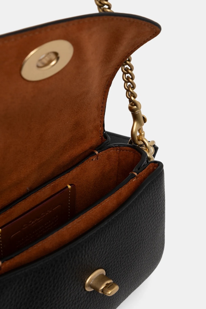Coach torebka skórzana Cassie Crossbody Bag 17 CW565 czarny