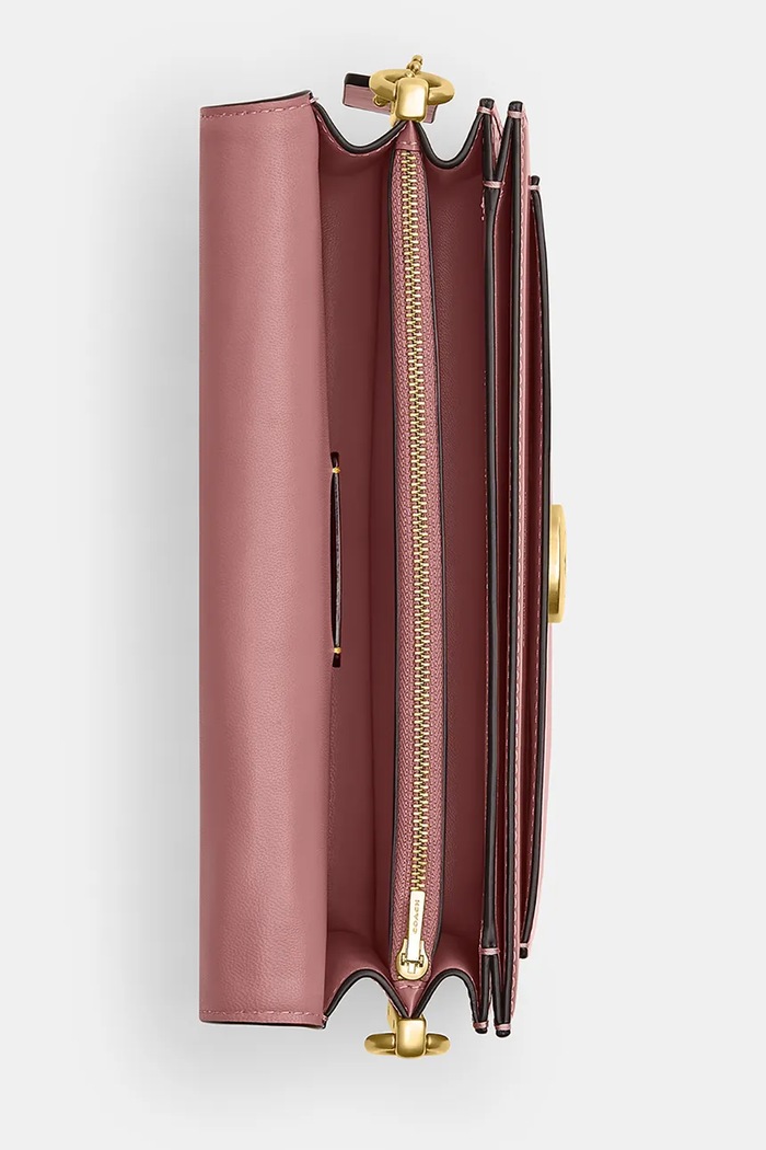 Кожена чанта Coach Tabby CW631