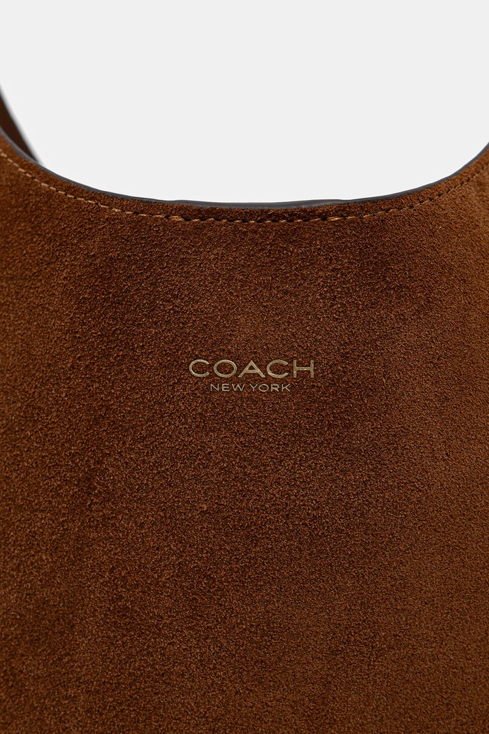 Suade Brooklyn Shoulder Bag 39 kabelka typu shopper dámska semišová Coach hnedá CW636