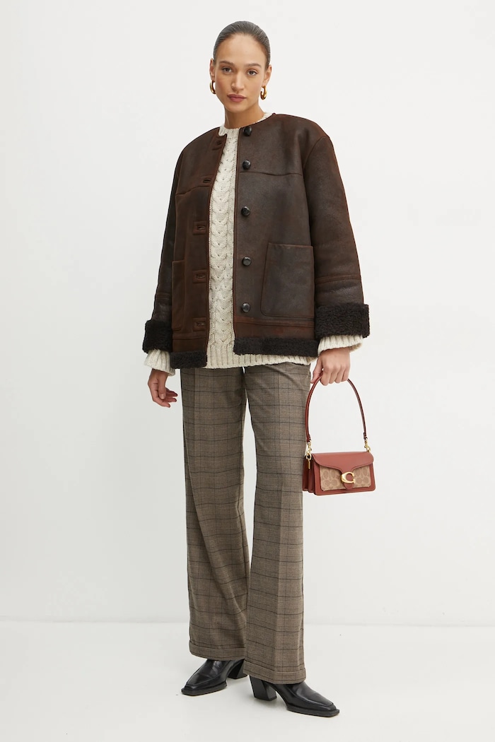 Δερμάτινη τσάντα Coach Tabby CY200
