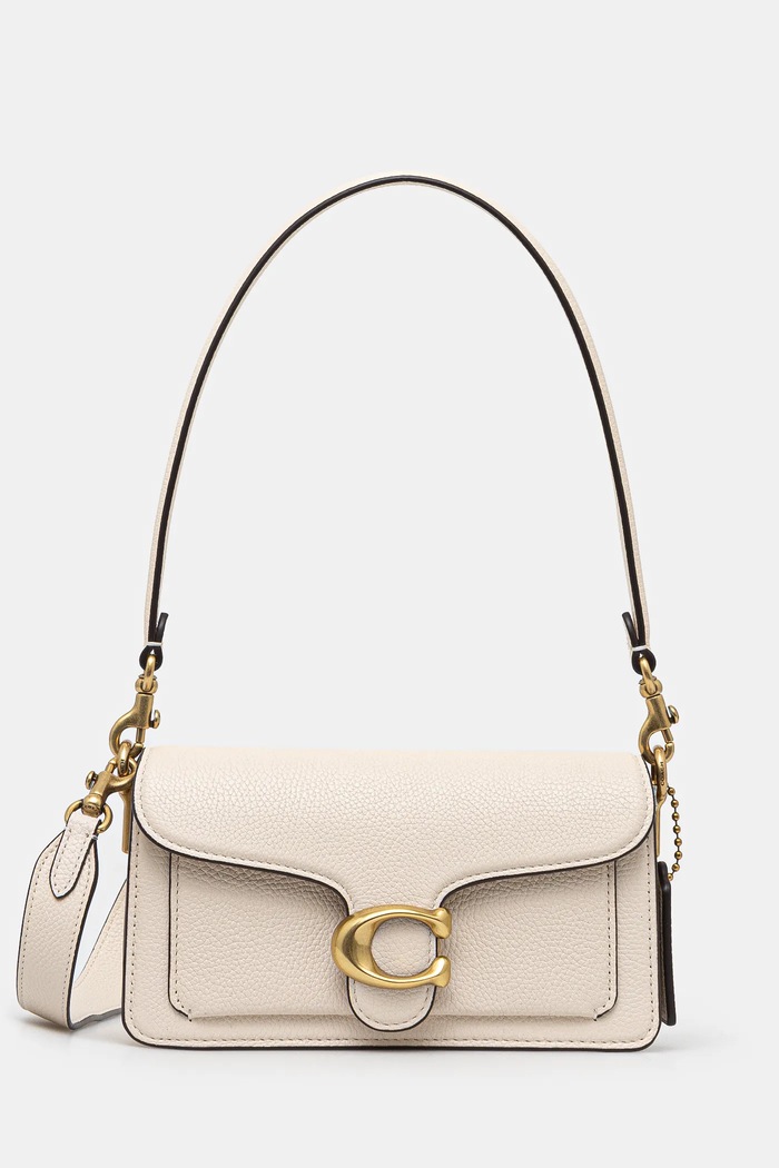Coach Tabby Shoulder Bag 20 usňová koža béžová CY201