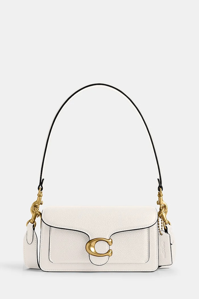 Coach Tabby Shoulder Bag 20 λείο δέρμα μπεζ CY201