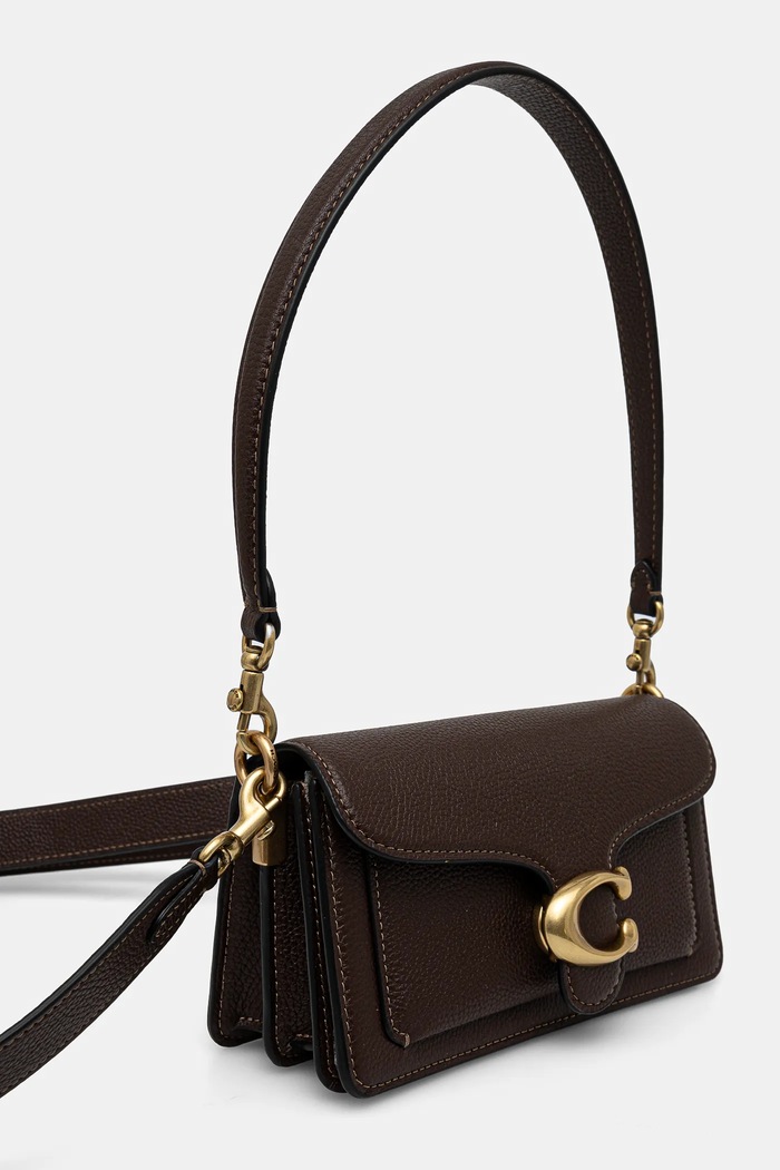 Шкіряна сумочка Coach Tabby Shoulder Bag 20 CY201 коричневий AA00