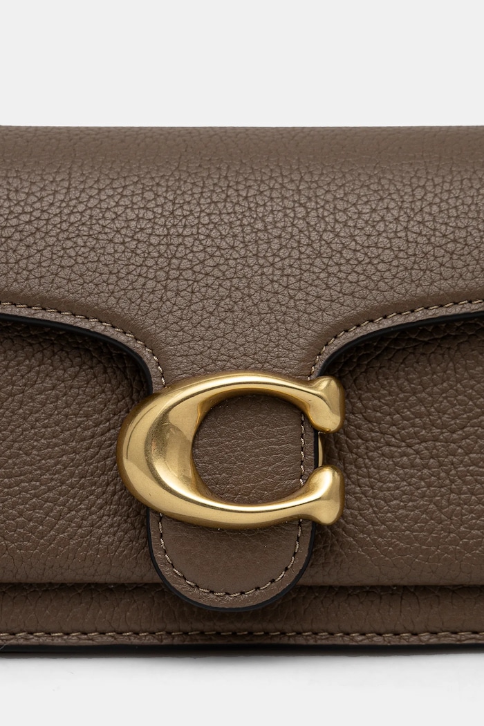 Kožená kabelka Coach Tabby Shoulder Bag 20 hnedá CY201