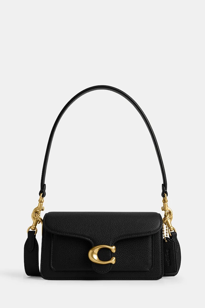 Coach Tabby Shoulder Bag 20 skóra licowa czarny CY201