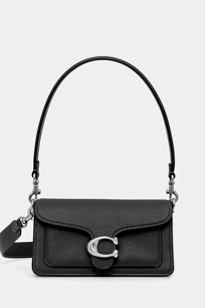 Kožená kabelka Coach Tabby Shoulder Bag 20 hladký černá CY201