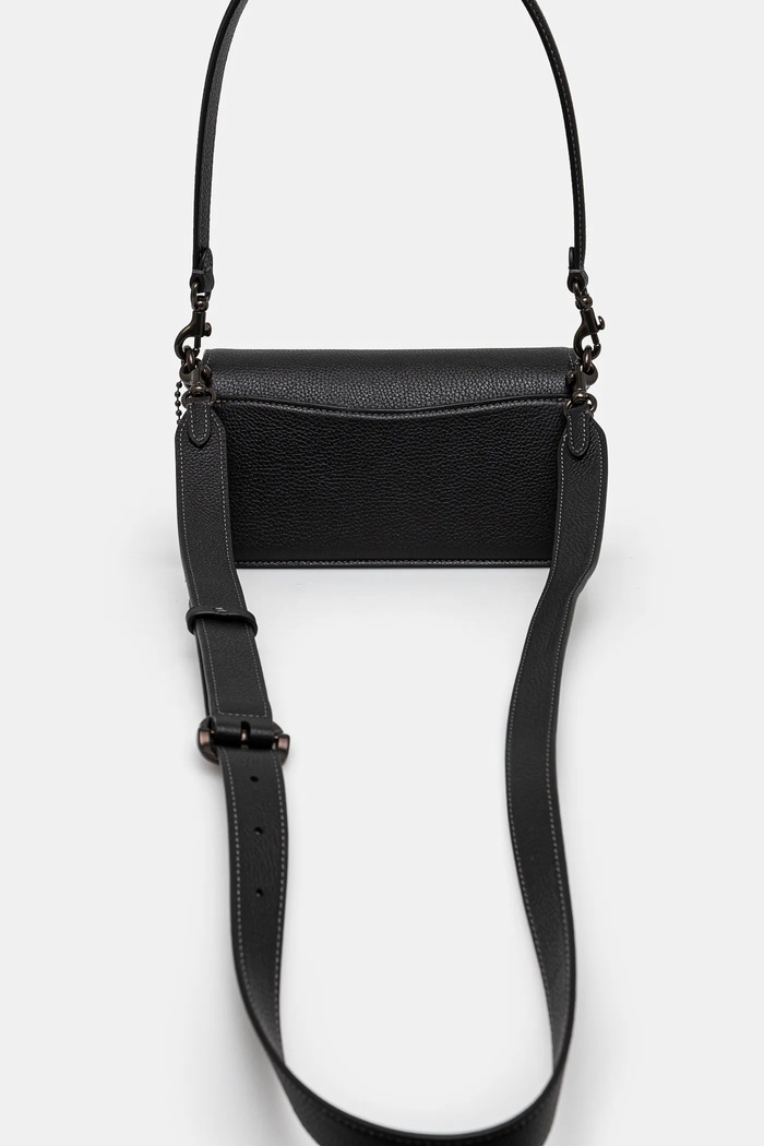Αξεσουάρ Δερμάτινη τσάντα Coach Tabby Shoulder Bag 20 CY201 μαύρο