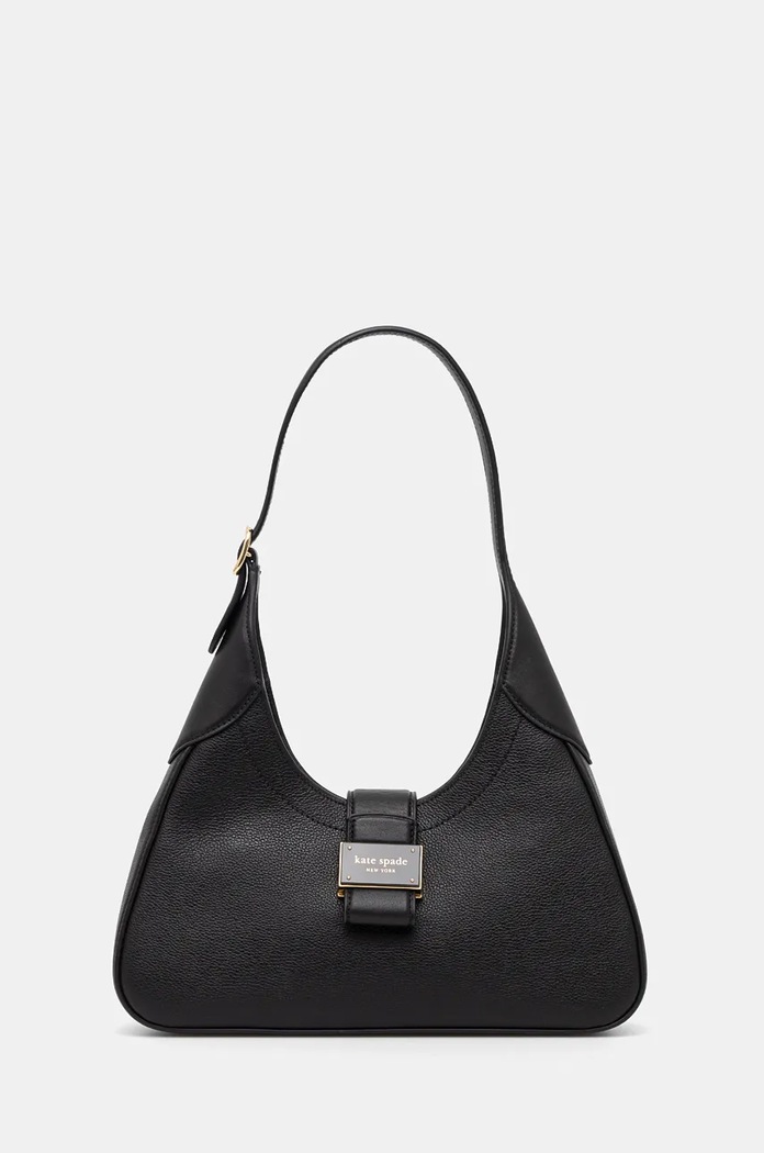 Usnjena torbica Kate Spade Ne ustreza A4 črna KI460