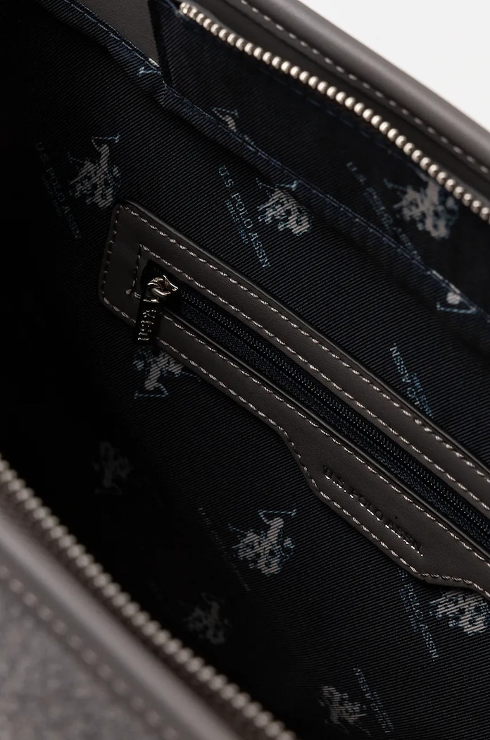 Kabelka U.S. Polo Assn. Stripes BIUS28456WZC šedá