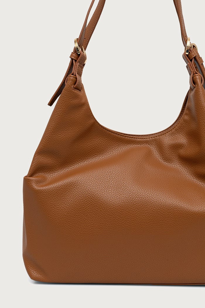 Akcesoria U.S. Polo Assn. Torebka hobo damska z imitacji skóry Stanford BIUSS8372WVP brązowy