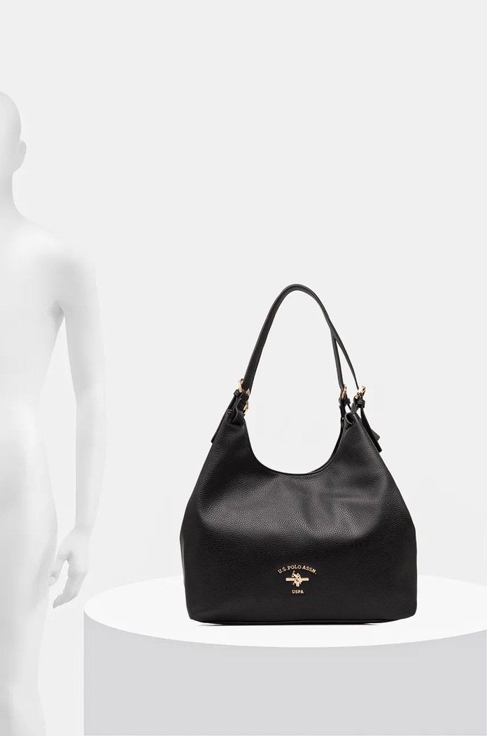 U.S. Polo Assn. torebka hobo damska z imitacji skóry Stanford BIUSS8372WVP czarny
