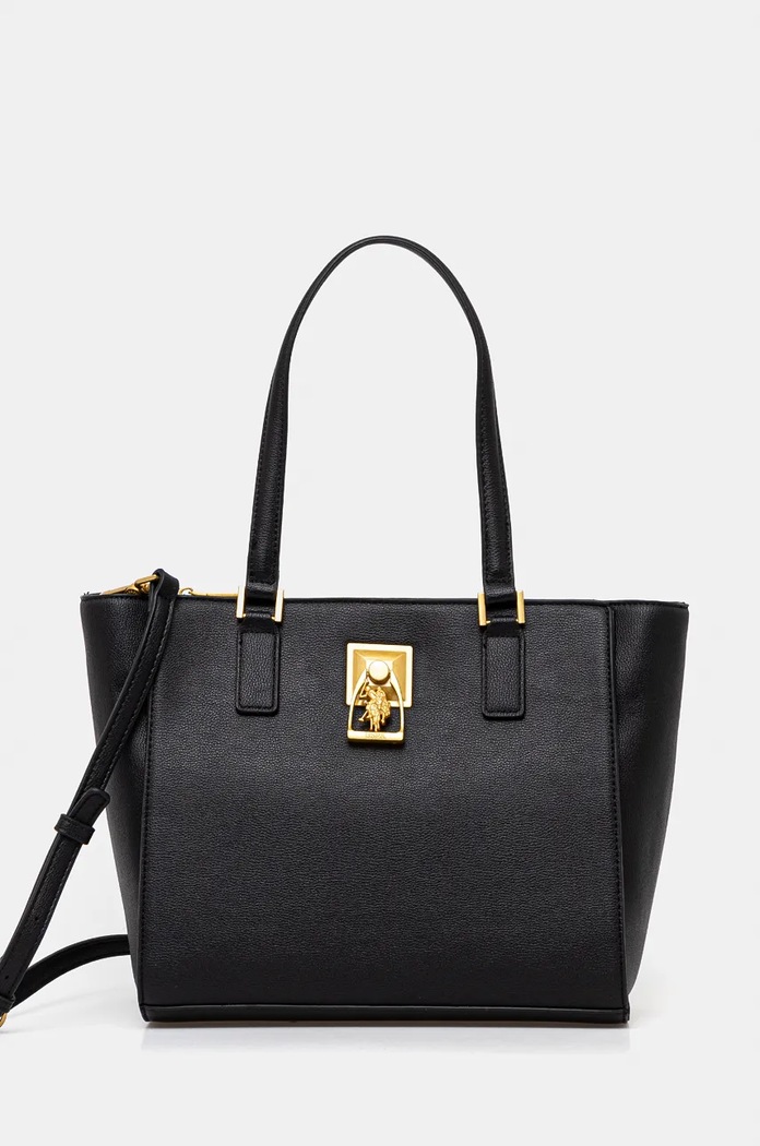 Kabelka U.S. Polo Assn. Earth hladký černá BIUEH8485WVP