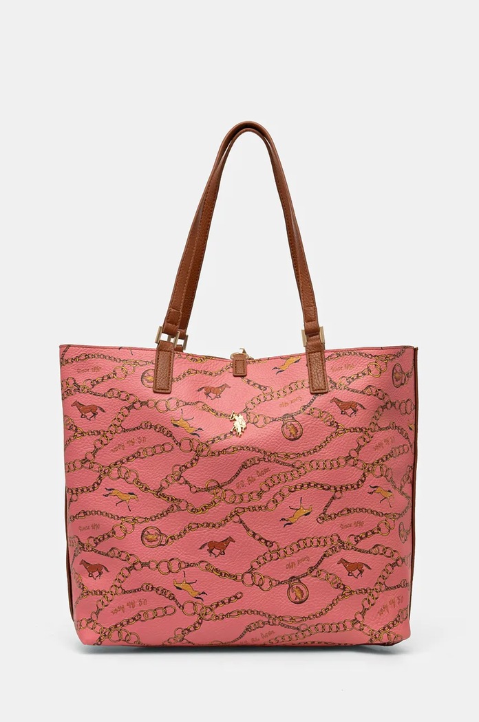 Oboustranná kabelka U.S. Polo Assn. Rogersville hnědá BIURR8506WVP
