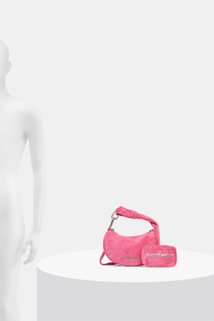 Juicy Couture hobo kabelka dámská velurová Blossom BIJL55311WPO