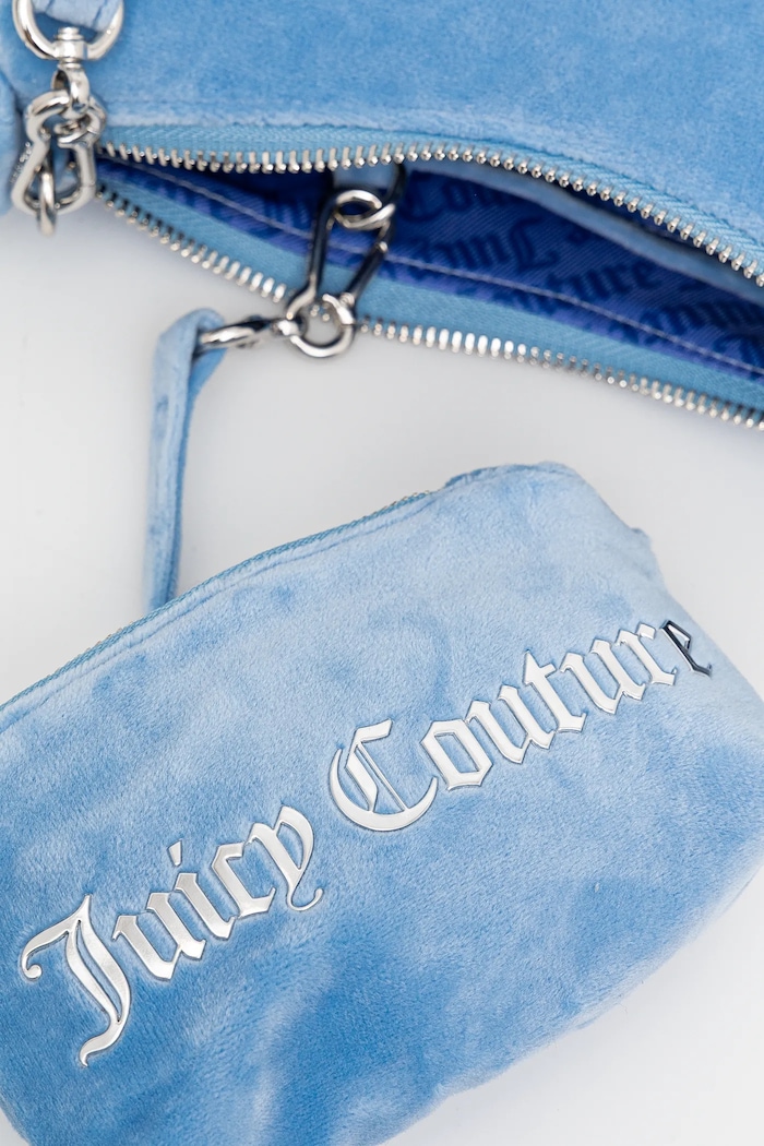 Juicy Couture Torebka hobo damska welurowa Blossom BIJL55311WPO