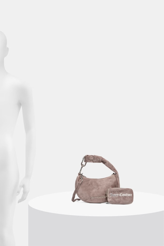 Juicy Couture torebka hobo damska welurowa Blossom BIJL55311WPO