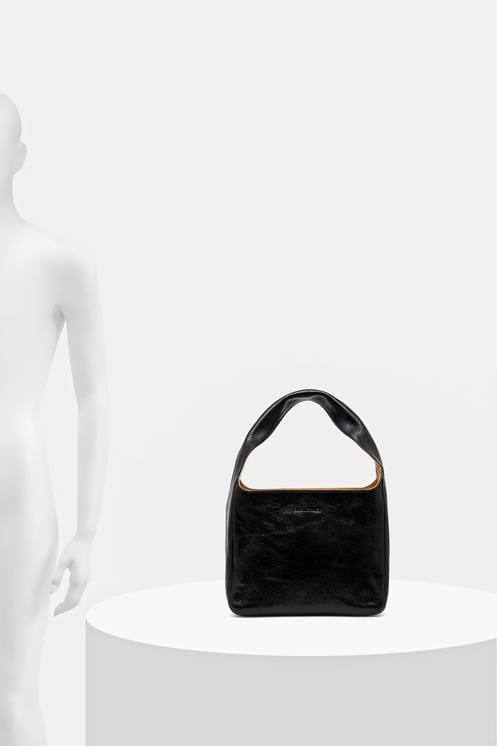 Our Legacy leather handbag Brick A2248BBL