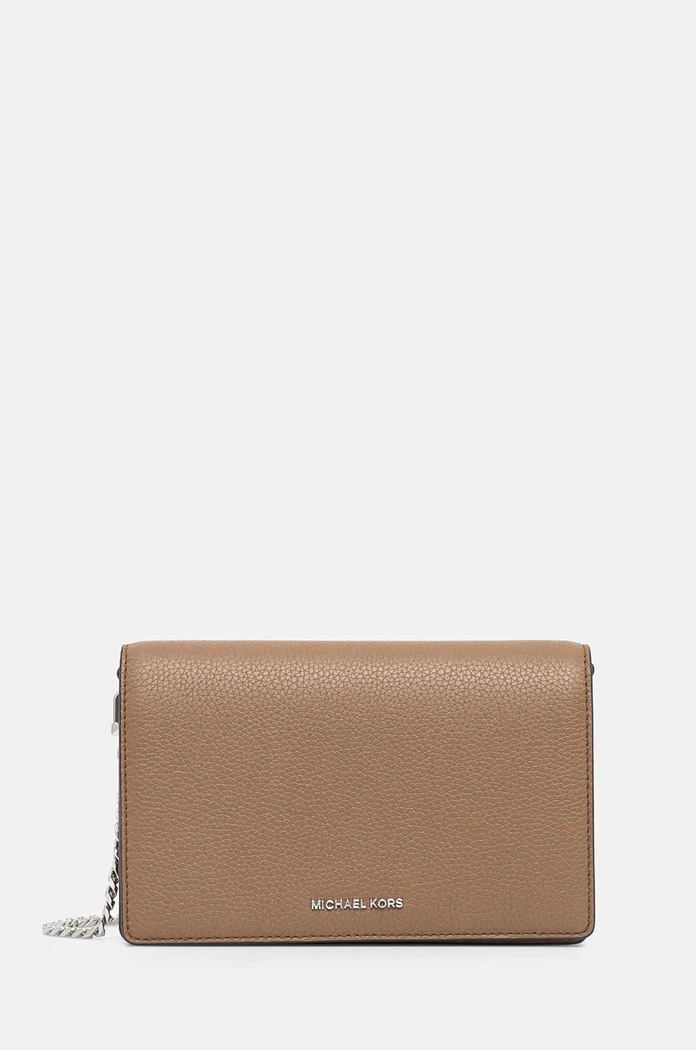 MICHAEL Michael Kors poseta de piele uni maro 32F4SJ6C8L
