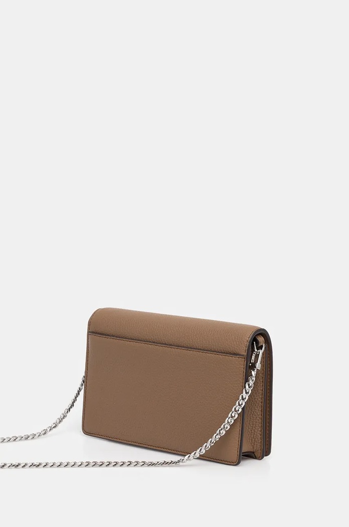 Accesorii MICHAEL Michael Kors poseta de piele 32F4SJ6C8L maro