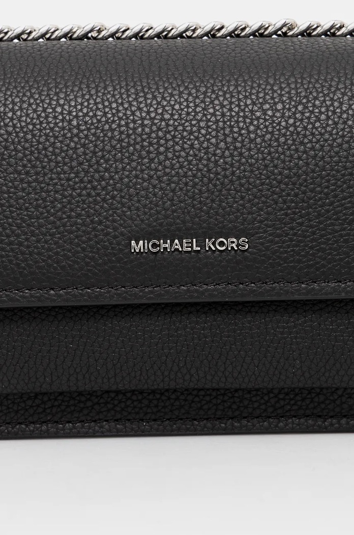 Usnjena torbica MICHAEL Michael Kors črna 30T4SC7L3T