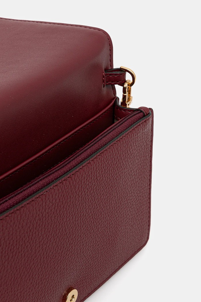 MICHAEL Michael Kors geantă de piele 32T4GJ6C2L burgundia
