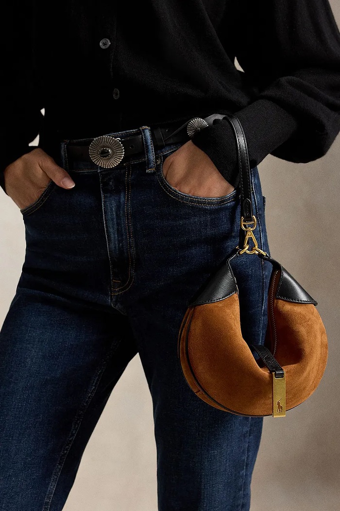 Polo Ralph Lauren Geantă hobo de damă din piele 428929801