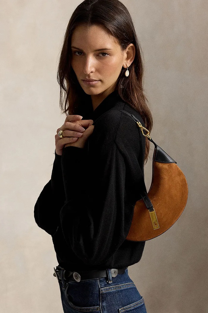 Polo Ralph Lauren Geantă hobo de damă din piele 428929801