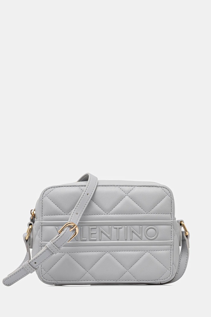 Kabelka Valentino Bags hladký šedá VBS51O06