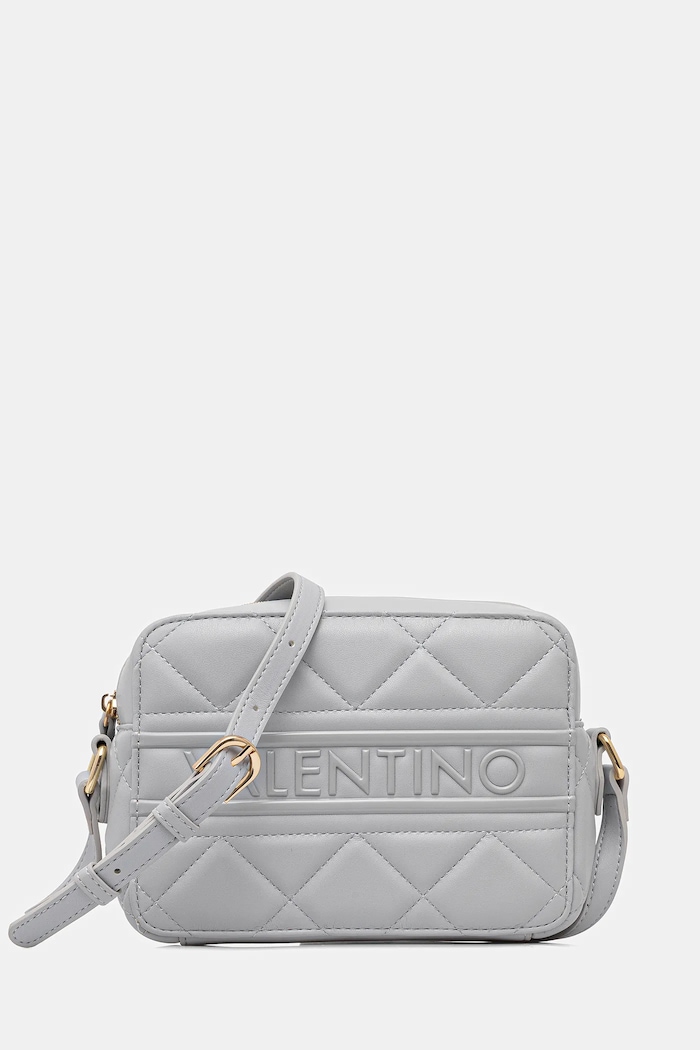 Kabelka Valentino Bags hladký šedá VBS51O06