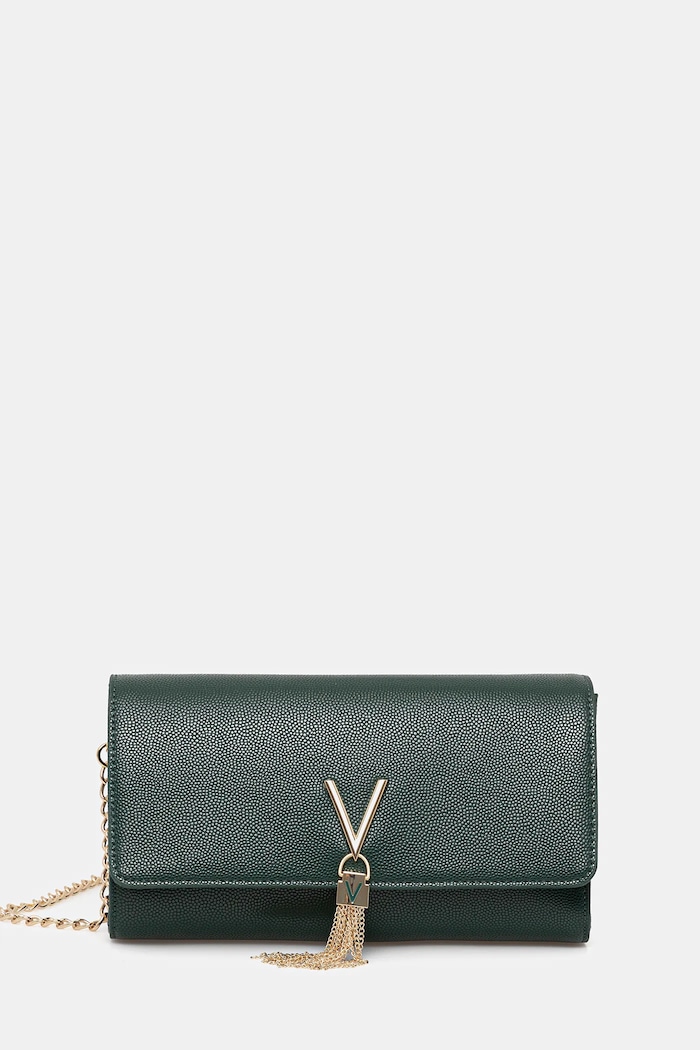 Listová kabelka Valentino Bags imitácia kože zelená VBS1R401G