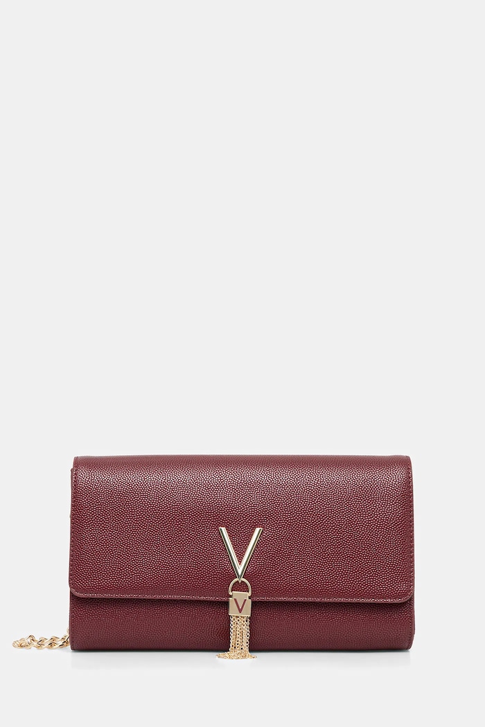 Valentino Bags poșetă uni burgundia VBS1R401G