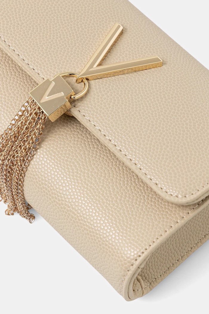 Чанта Valentino Bags бежов VBS1R403G
