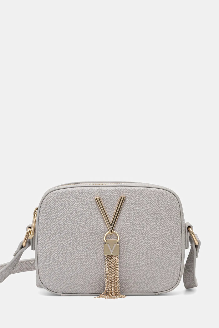 Τσάντα Valentino Bags συνθετικό γκρί VBS1R409G