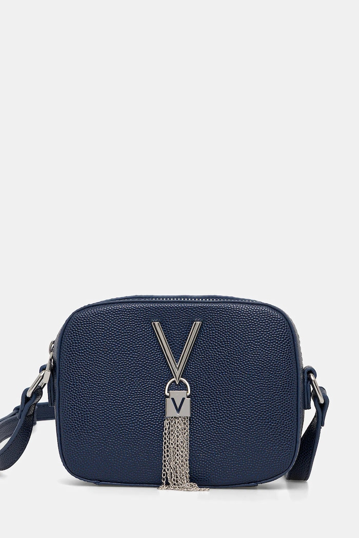 Kabelka Valentino Bags jednofarebný tmavomodrá VBS1R409G