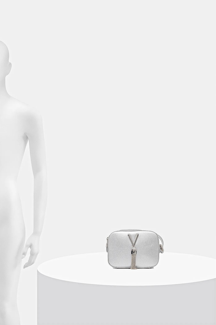 Τσάντα Valentino Bags VBS1R409G ασημί