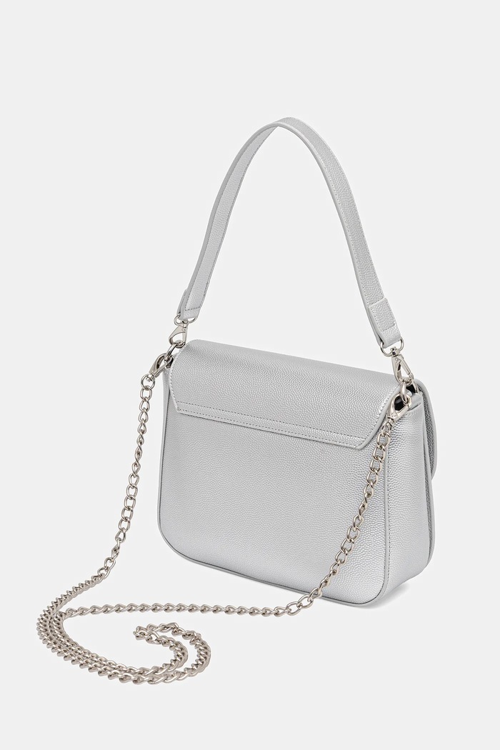 Doplňky Kabelka Valentino Bags VBS1R404G stříbrná