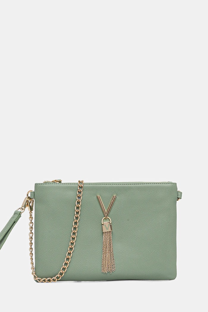 Kabelka Valentino Bags hladký zelená VBS1R419G