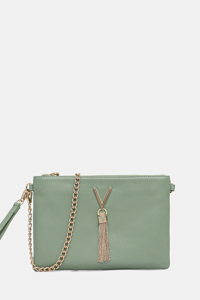 Kabelka Valentino Bags hladký zelená VBS1R419G
